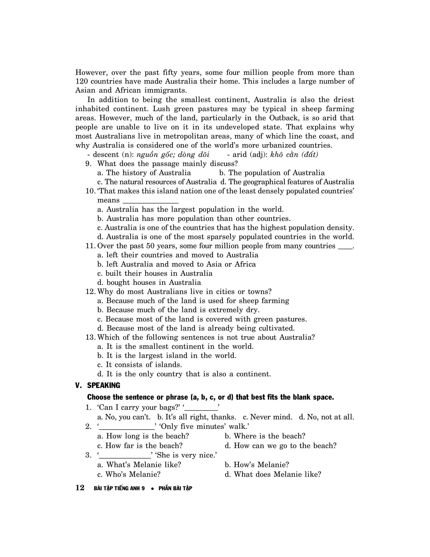 bài tập tiếng anh 9 - không đáp án (2020) - Ảnh 13