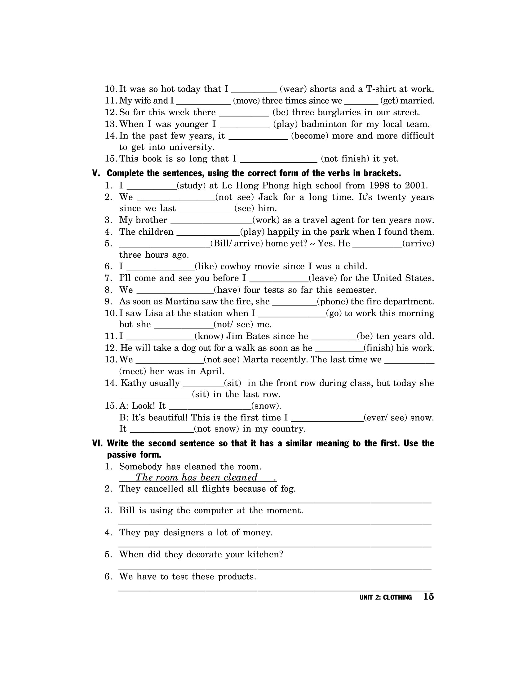 bài tập tiếng anh 9 - không đáp án (2020) - Ảnh 16