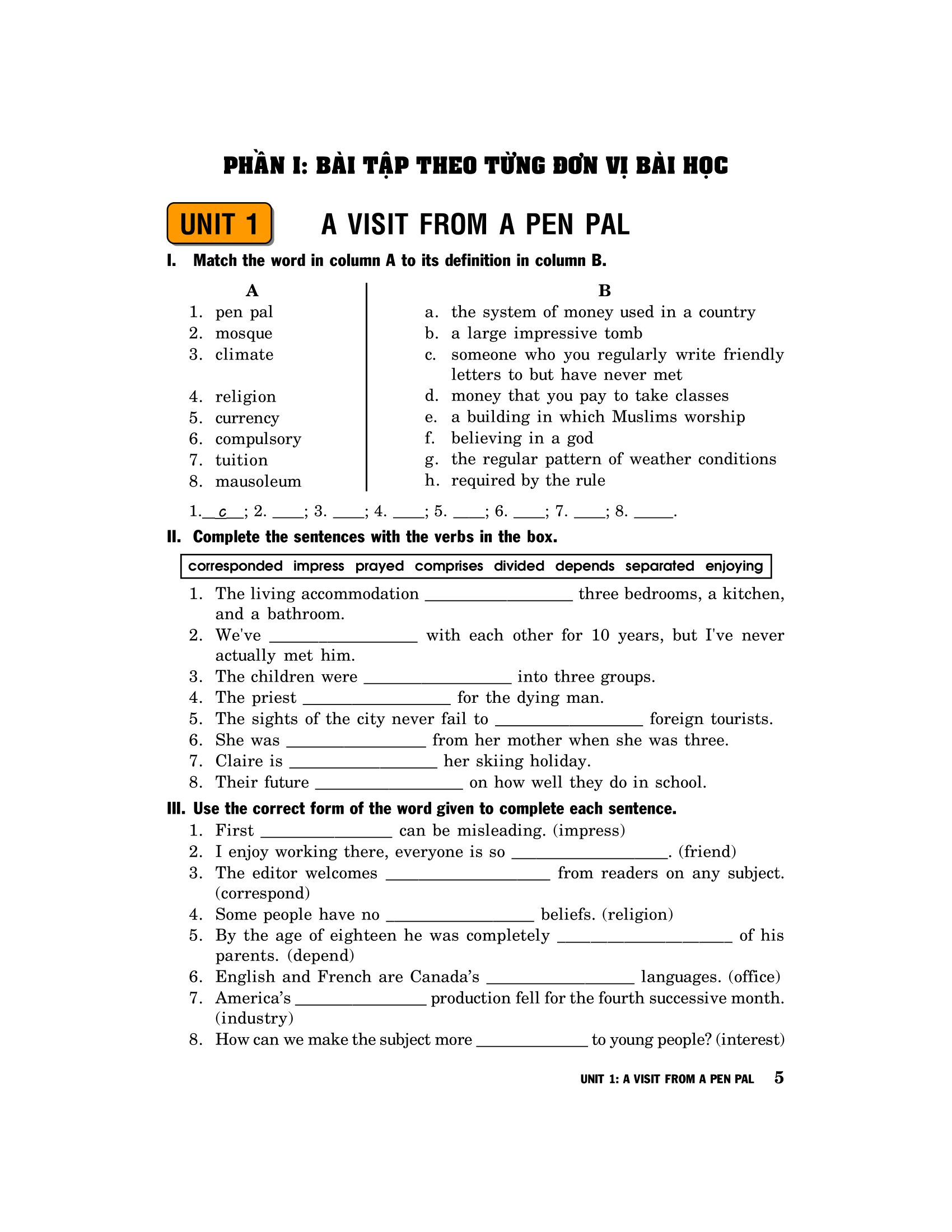 bài tập tiếng anh 9 - không đáp án (2020) - Ảnh 6