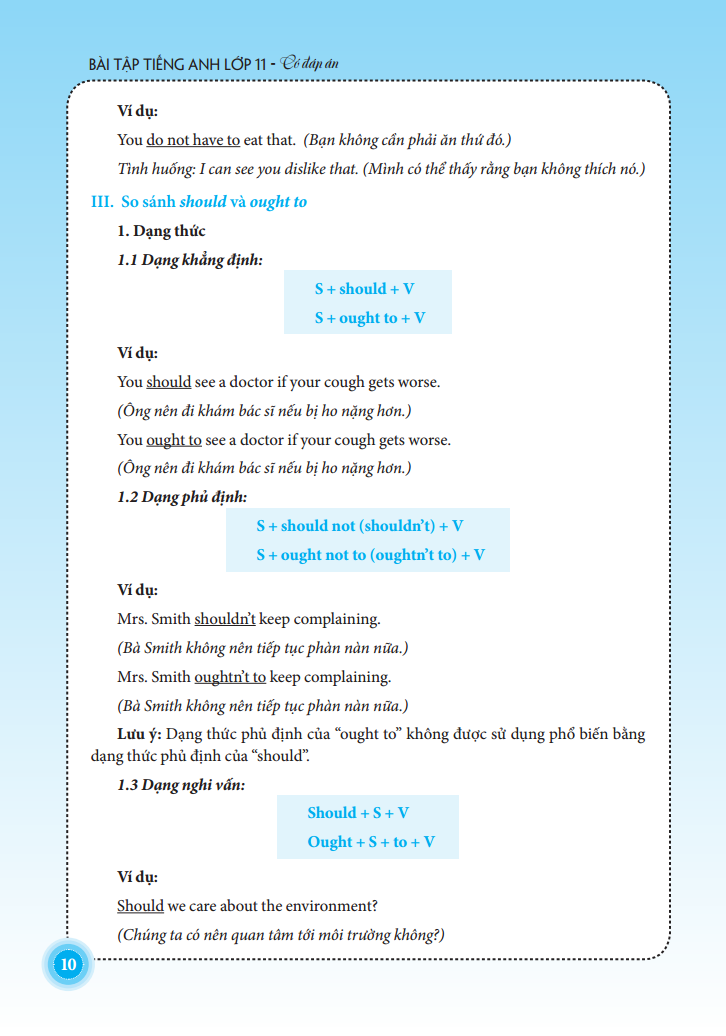 bài tập tiếng anh lớp 11 - có đáp án - Ảnh 10