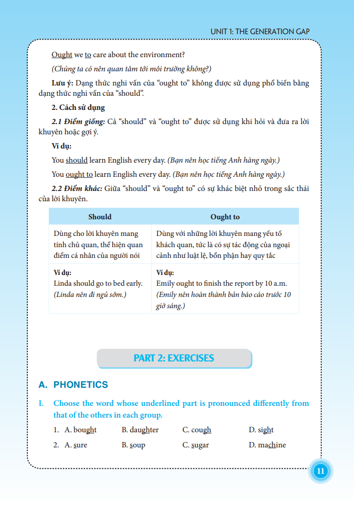 bài tập tiếng anh lớp 11 - có đáp án - Ảnh 11