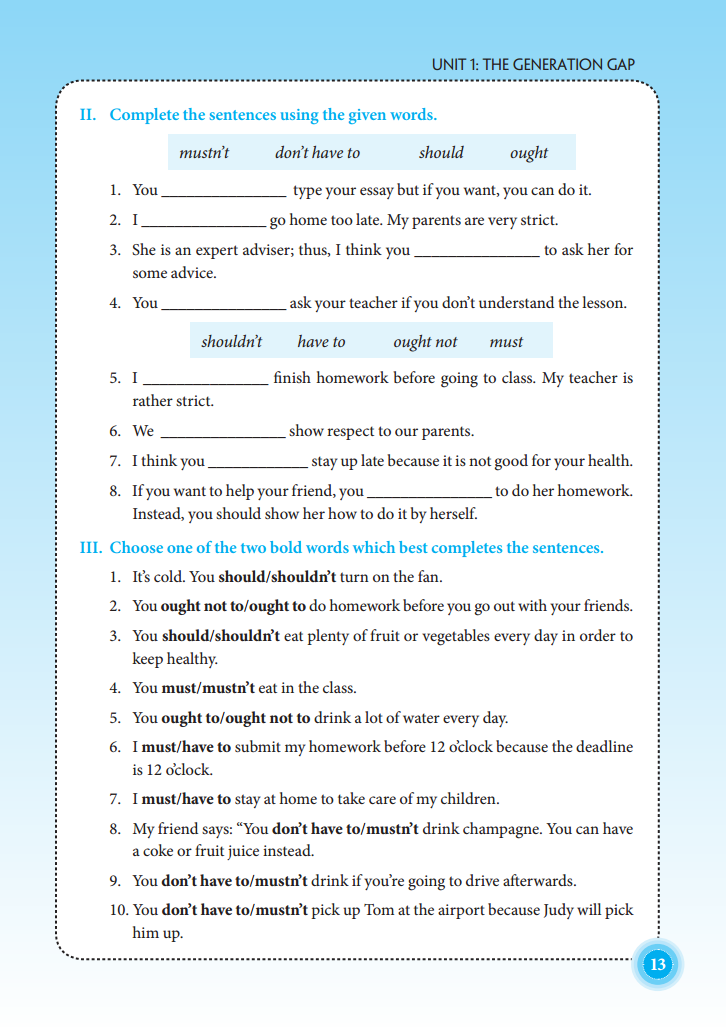 bài tập tiếng anh lớp 11 - có đáp án - Ảnh 13