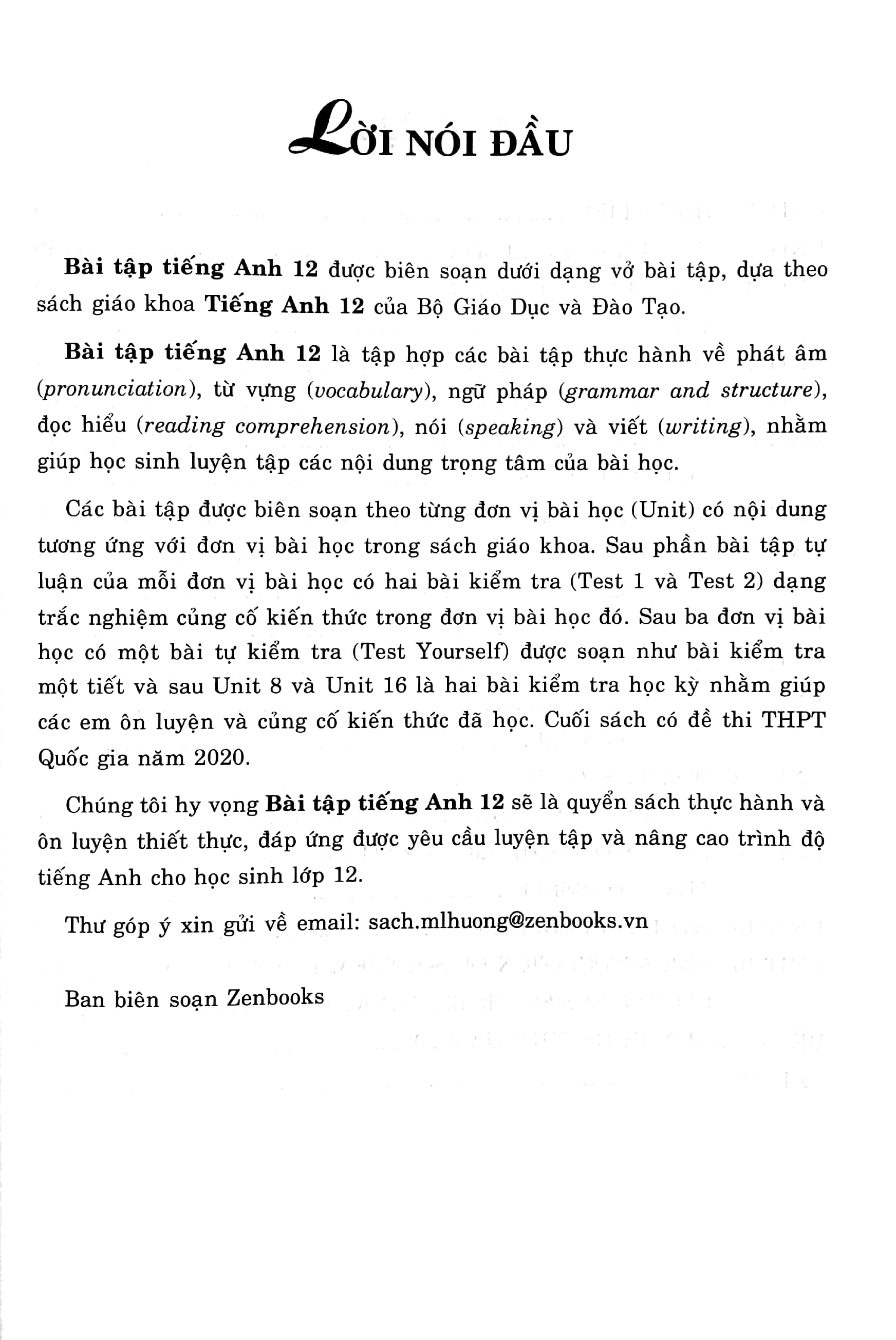 bài tập tiếng anh lớp 12 - có đáp án (2022) - Ảnh 3