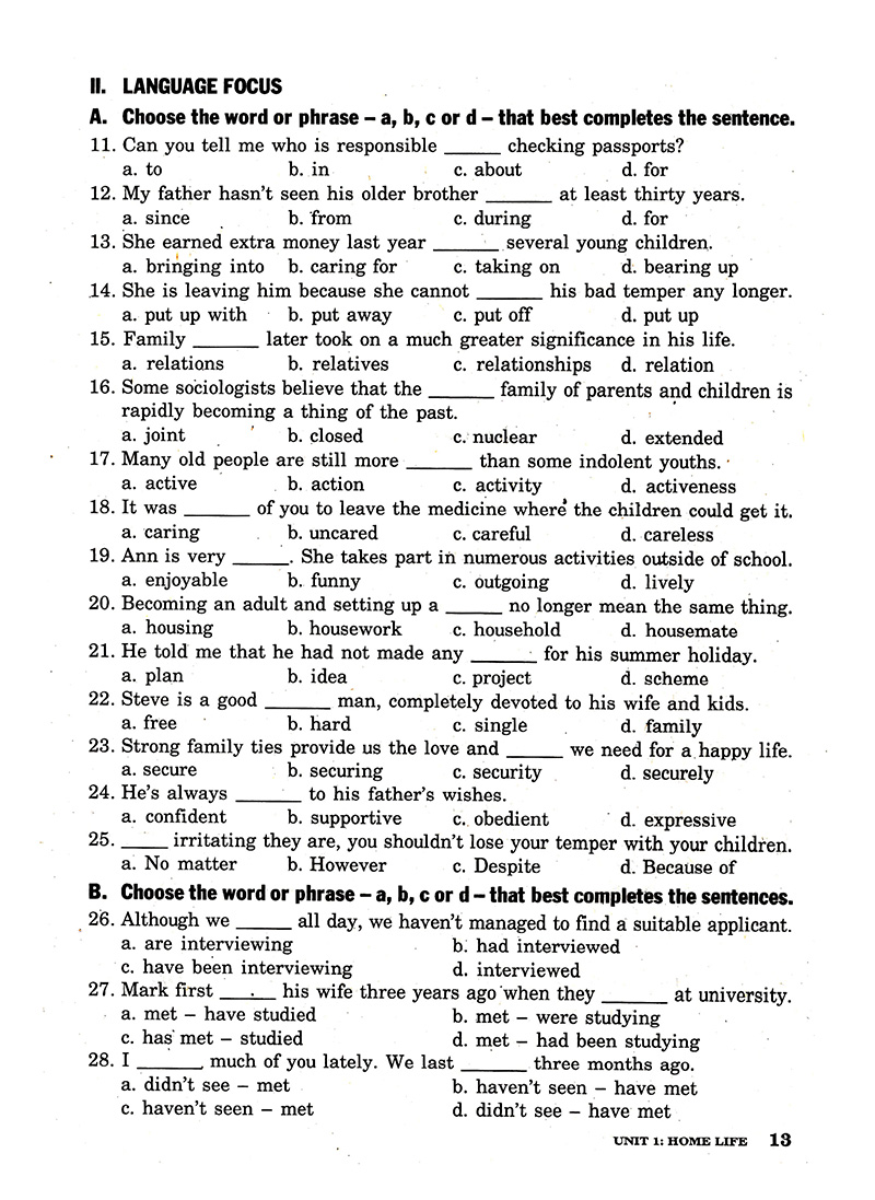 bài tập tiếng anh lớp 12 - không đáp án - Ảnh 11