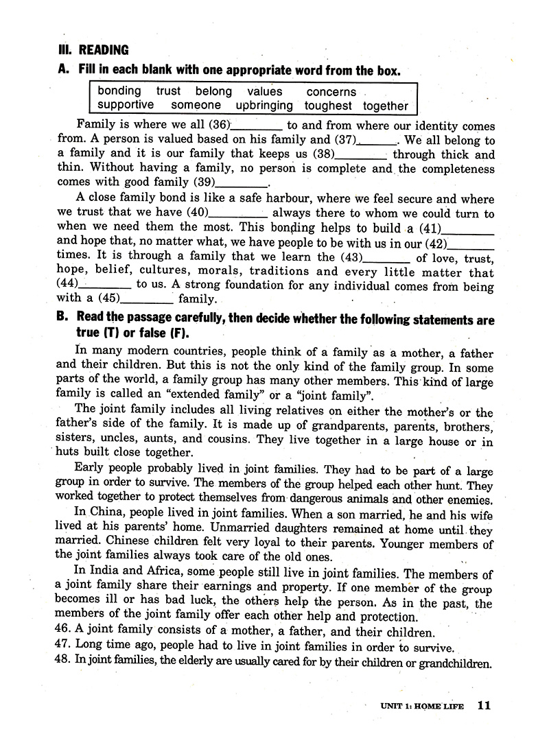 bài tập tiếng anh lớp 12 - không đáp án - Ảnh 9