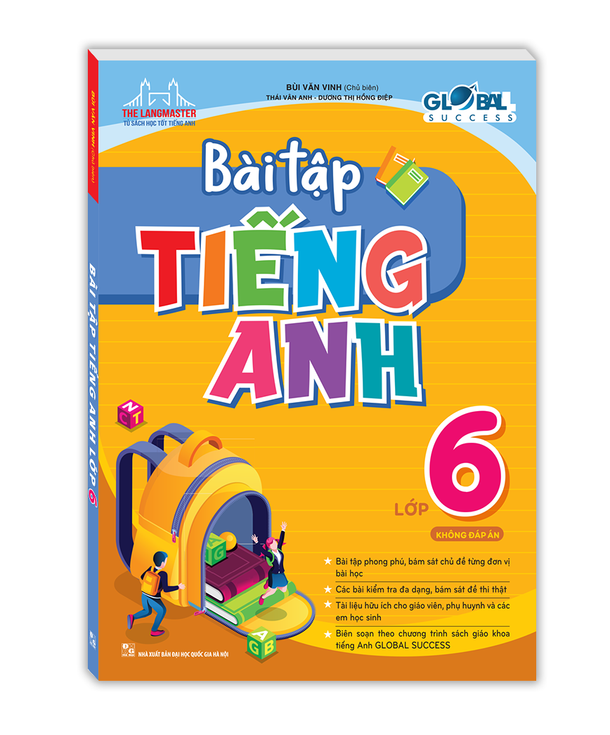 bài tập tiếng anh lớp 6 (không đáp án) (sách màu) - Ảnh 2