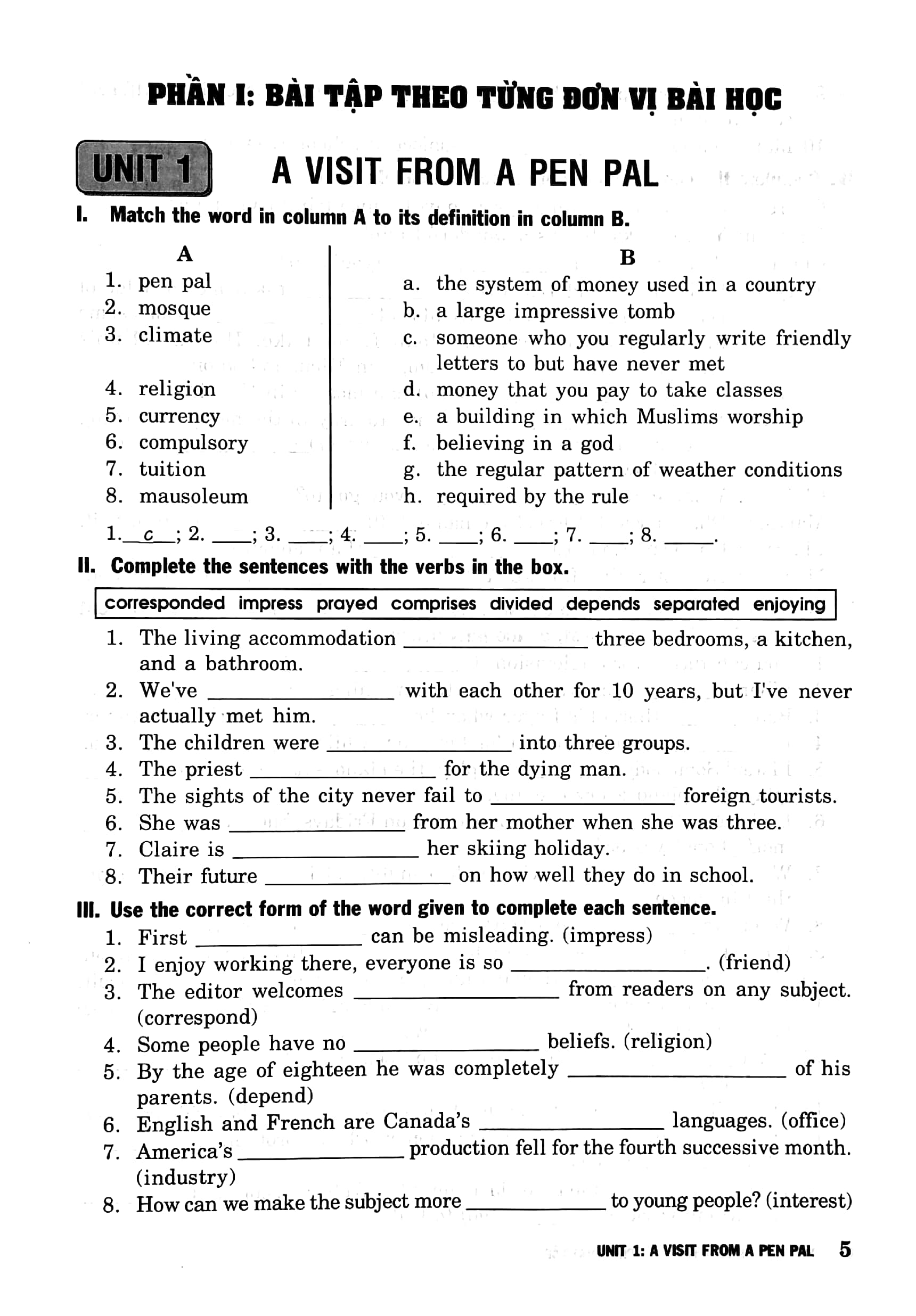 bài tập tiếng anh lớp 9 (có đáp án) - Ảnh 6