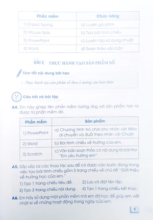 bài tập tin học 5 (cánh diều) (chuẩn) - Ảnh 6