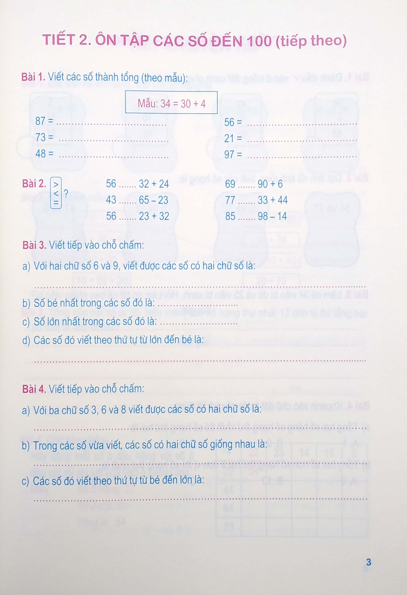 bài tập toán nâng cao lớp 2 - mở rộng kiến thức sách giáo khoa - Ảnh 5