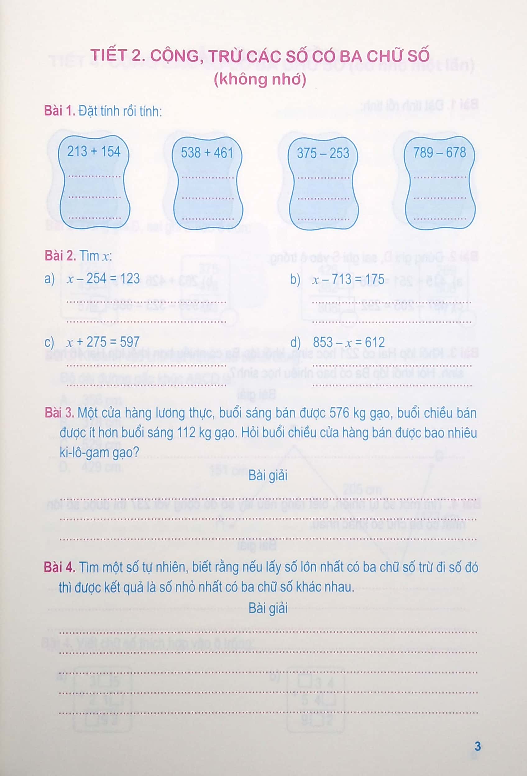 bài tập toán nâng cao lớp 3 - mở rộng kiến thức sách giáo khoa - Ảnh 5