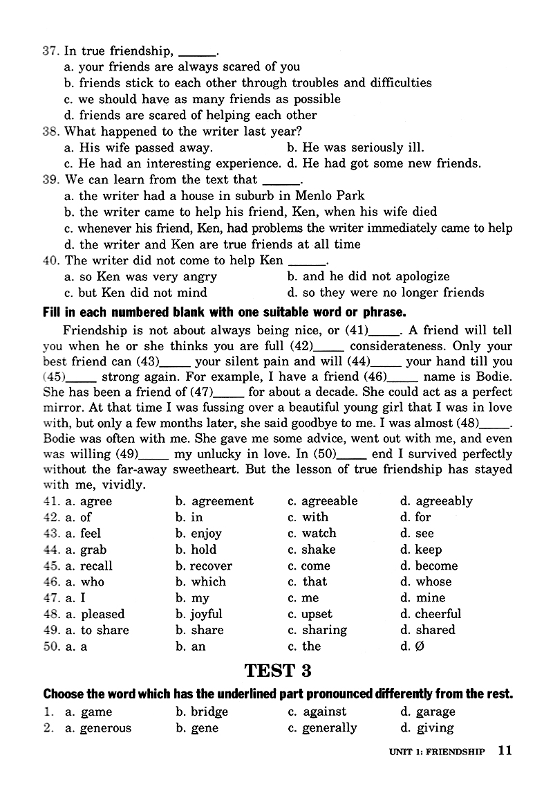 bài tập trắc nghiệm tiếng anh 11 (không đáp án) (tái bản 2018) - Ảnh 11