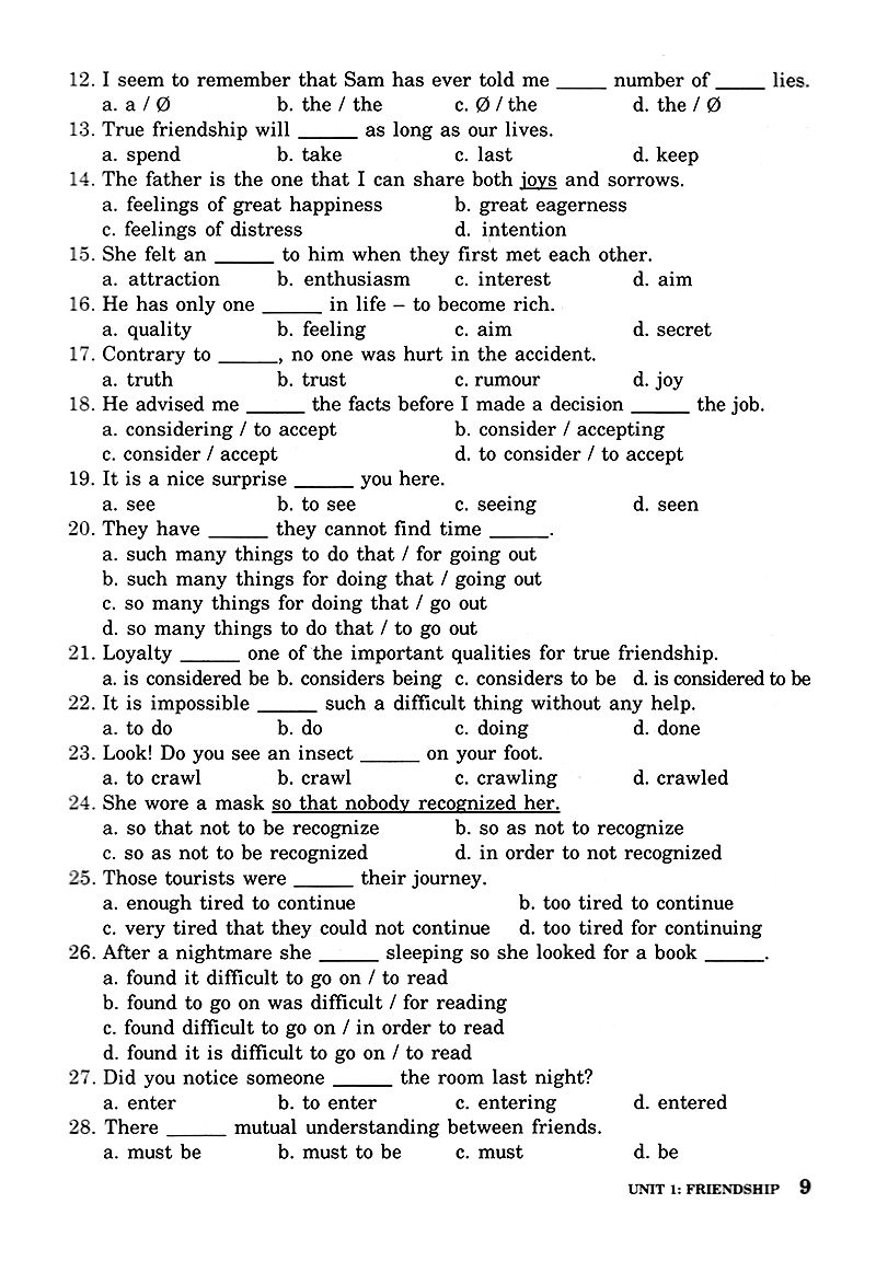 bài tập trắc nghiệm tiếng anh 11 (không đáp án) (tái bản 2018) - Ảnh 9