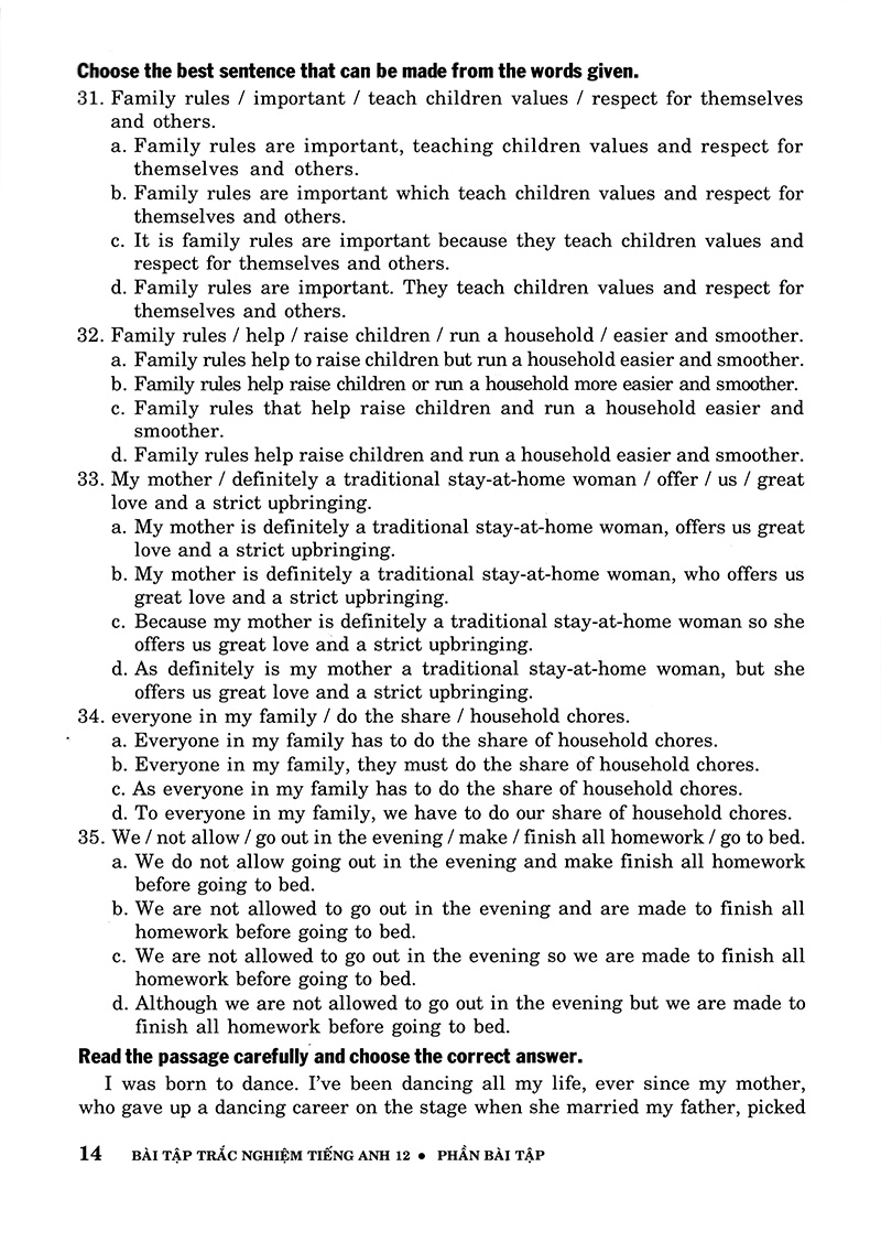 bài tập trắc nghiệm tiếng anh 12 (không đáp án) (tái bản 2018) - Ảnh 12
