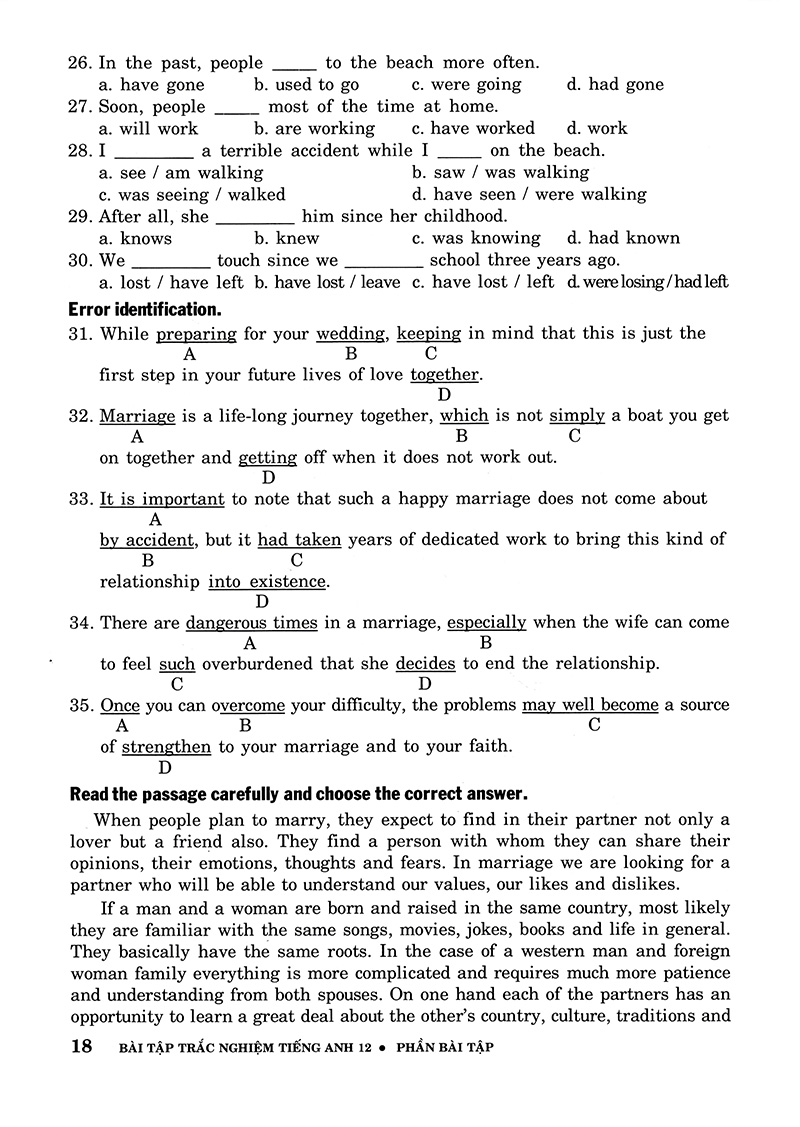 bài tập trắc nghiệm tiếng anh 12 (không đáp án) (tái bản 2018) - Ảnh 15
