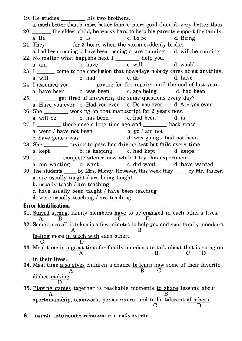 bài tập trắc nghiệm tiếng anh 12 (không đáp án) (tái bản 2018) - Ảnh 5