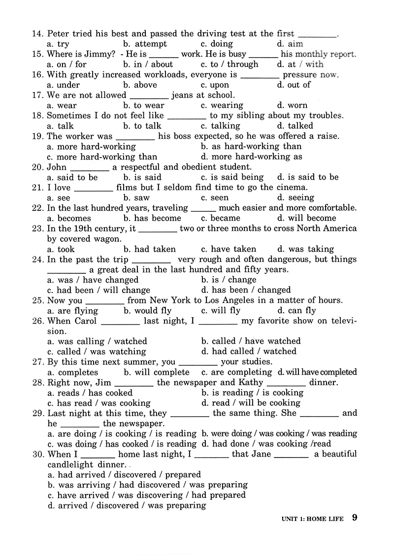 bài tập trắc nghiệm tiếng anh 12 (không đáp án) (tái bản 2018) - Ảnh 8