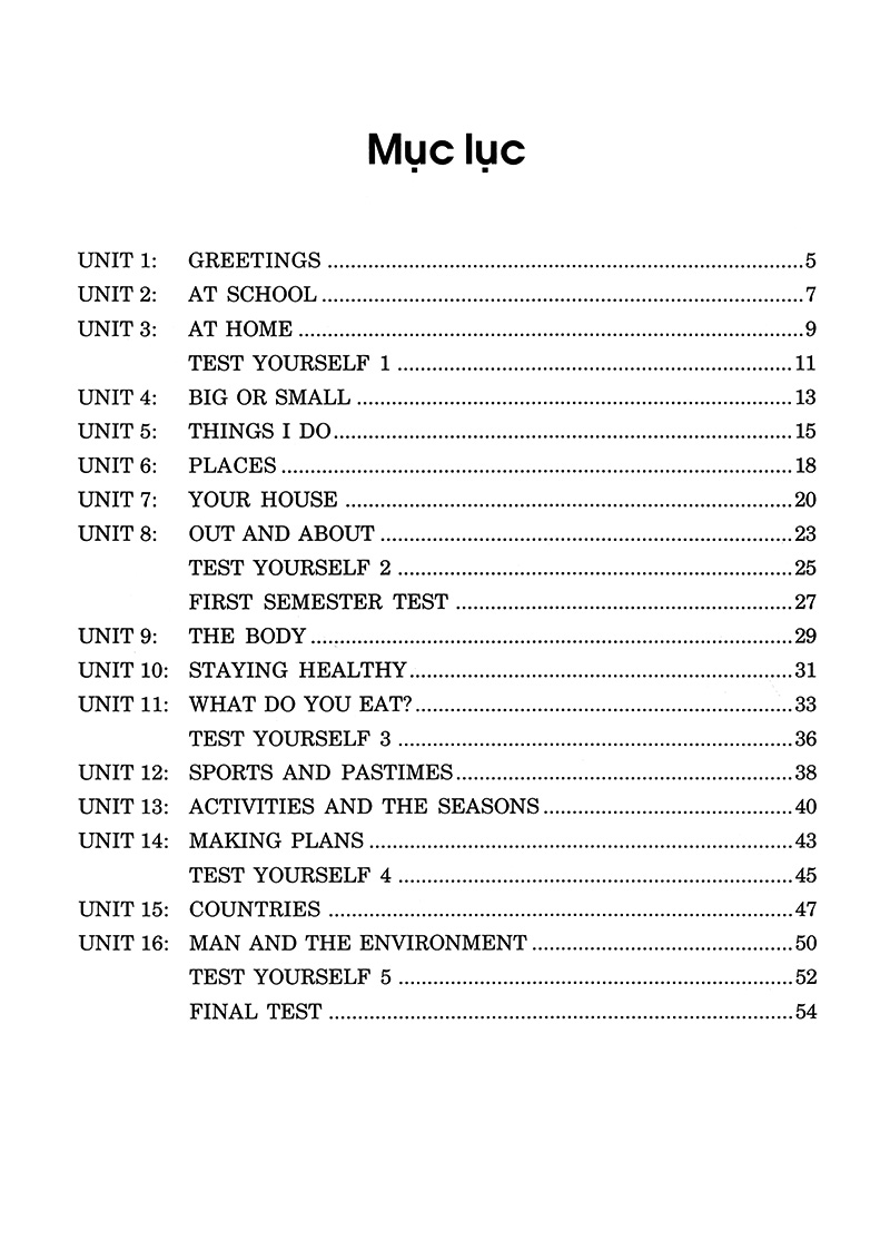 Bài Tập Trắc Nghiệm Tiếng Anh 6 (Không Đáp Án) (Tái Bản 2018) - Ảnh 4