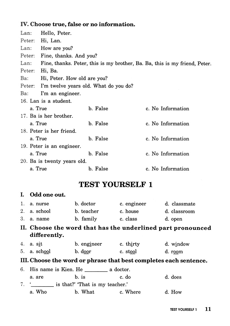 Bài Tập Trắc Nghiệm Tiếng Anh 6 (Không Đáp Án) (Tái Bản 2018) - Ảnh 9