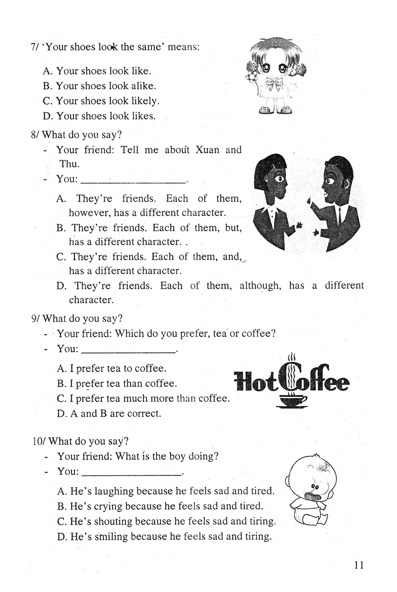 bài tập trắc nghiệm tiếng anh 8 - Ảnh 10