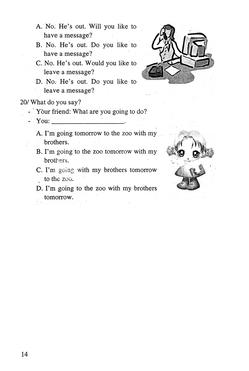 bài tập trắc nghiệm tiếng anh 8 - Ảnh 13