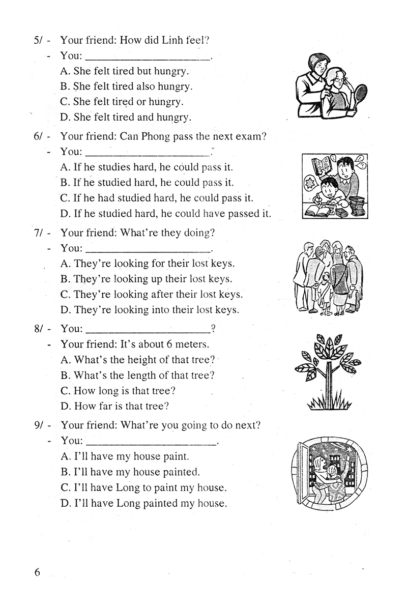 bài tập trắc nghiệm tiếng anh 8 - Ảnh 5