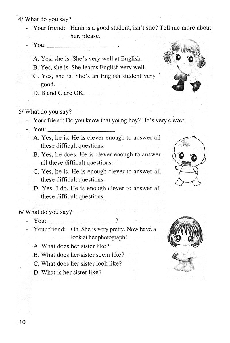 bài tập trắc nghiệm tiếng anh 8 - Ảnh 9