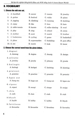 bài tập trắc nghiệm tiếng anh 8 - có đáp án (bám sát sgk cánh diều - i-learn smart world) - Ảnh 7