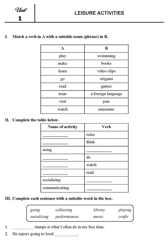 bài tập trắc nghiệm tiếng anh 8 theo chương trình thí điểm ( không đáp án) - Ảnh 3