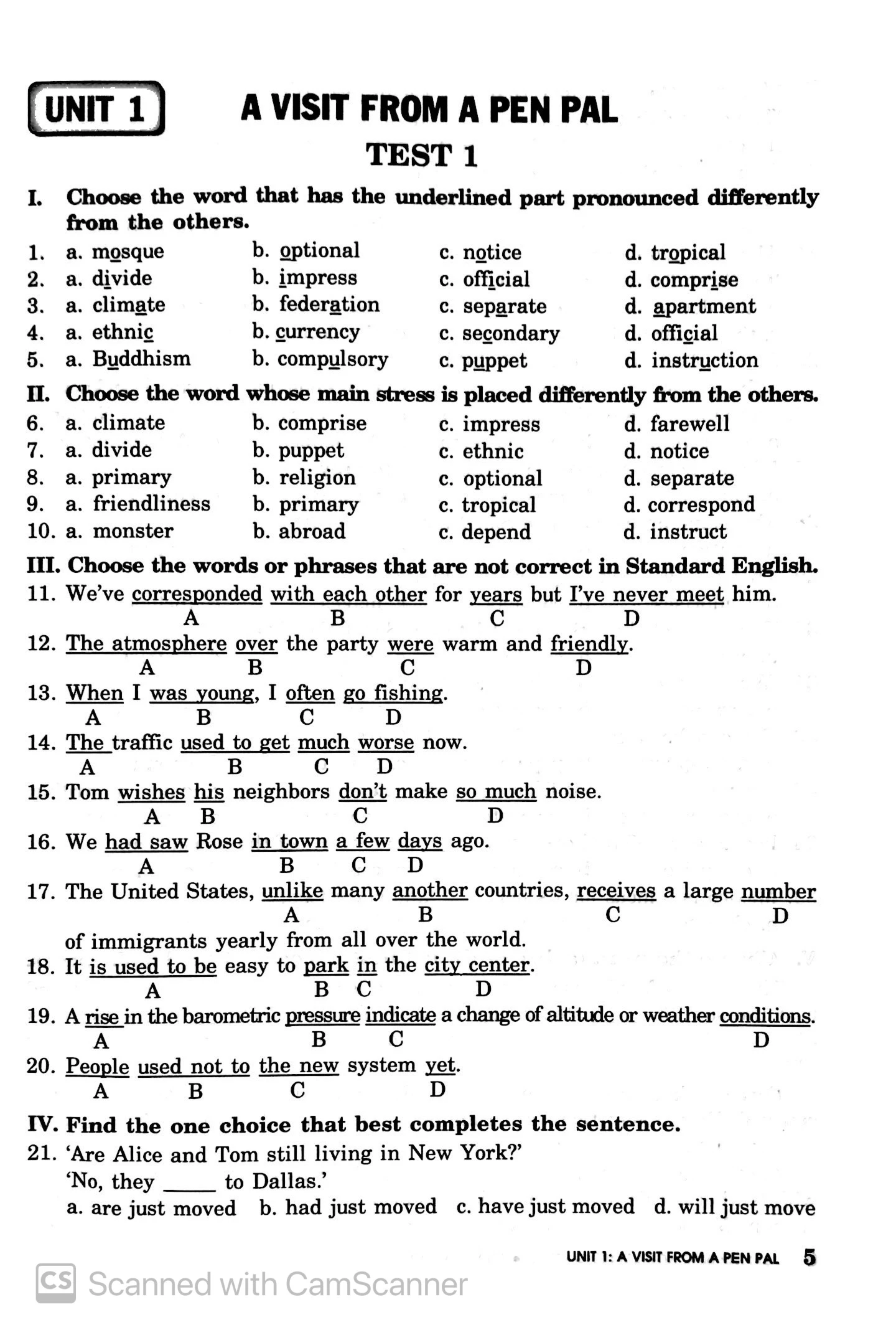bài tập trắc nghiệm tiếng anh 9 (có đáp án) (tái bản 2018) - Ảnh 5