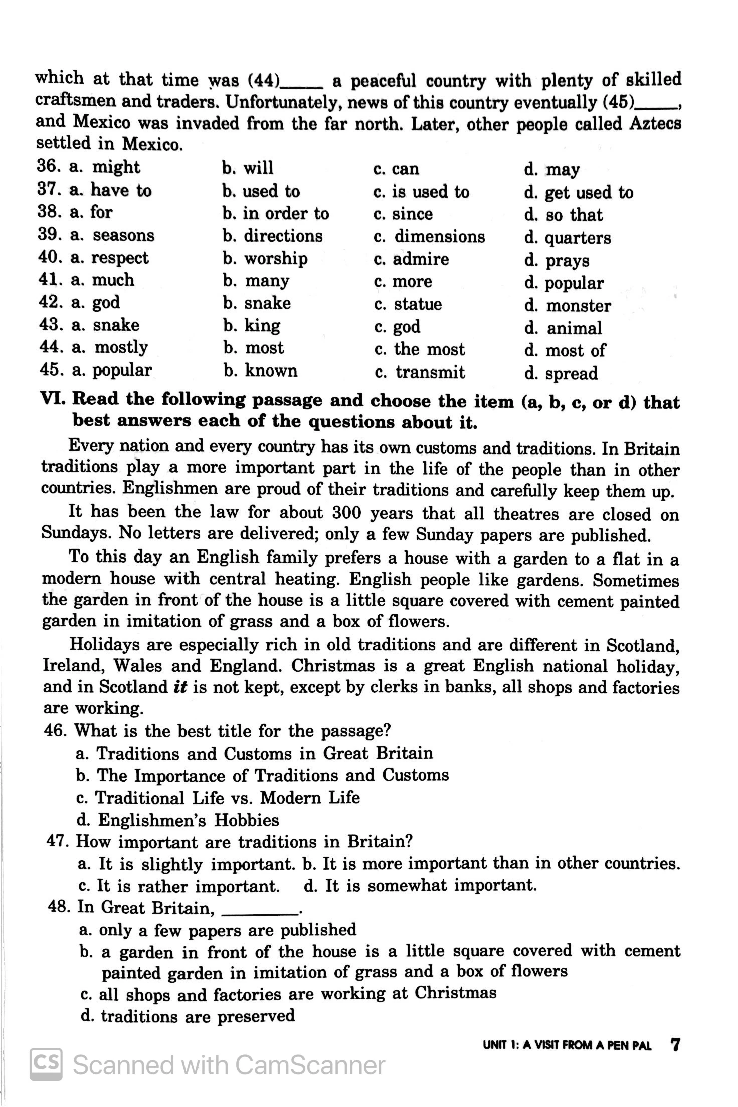 bài tập trắc nghiệm tiếng anh 9 (có đáp án) (tái bản 2018) - Ảnh 7