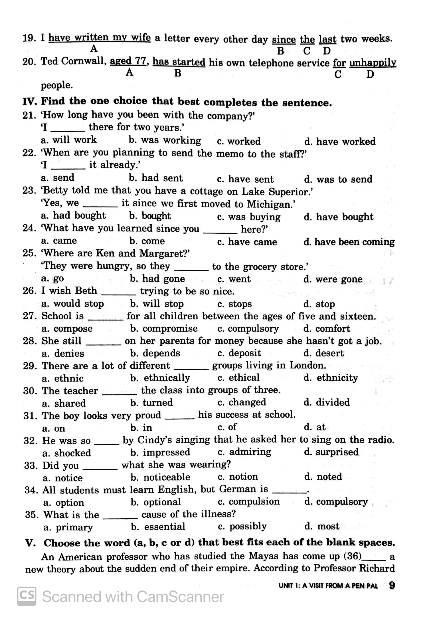 bài tập trắc nghiệm tiếng anh 9 (có đáp án) (tái bản 2018) - Ảnh 9