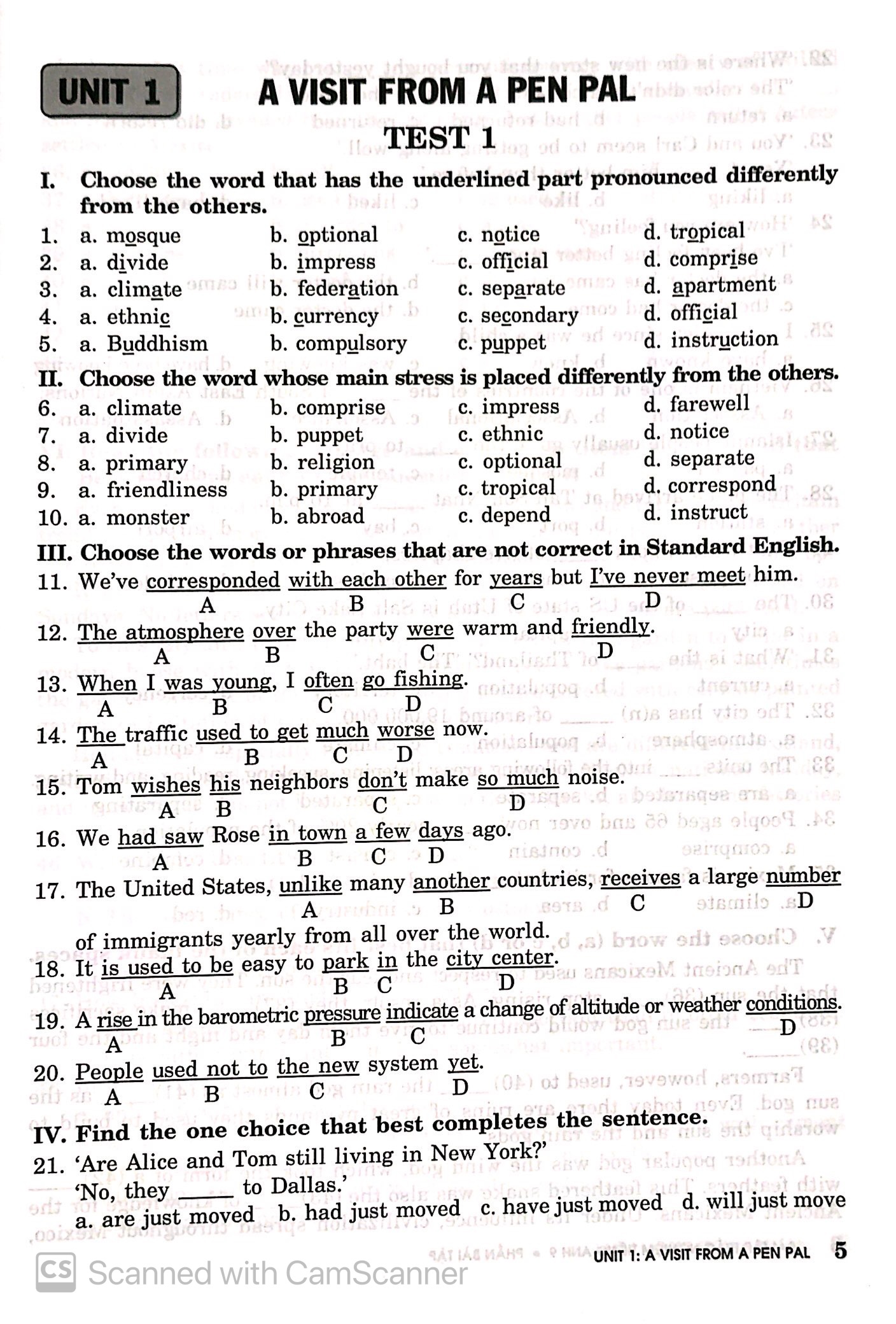bài tập trắc nghiệm tiếng anh 9 (không đáp án) (tái bản 2018) - Ảnh 5