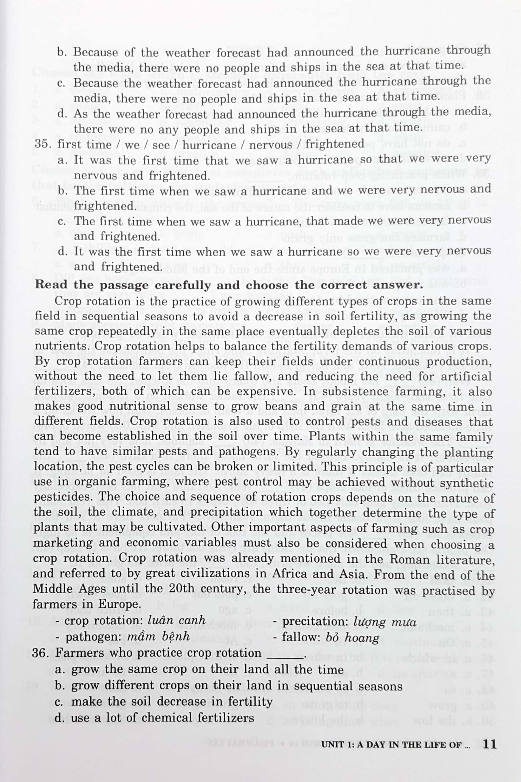 bài tập trắc nghiệm tiếng anh - lớp 10 (không đáp án) - Ảnh 9