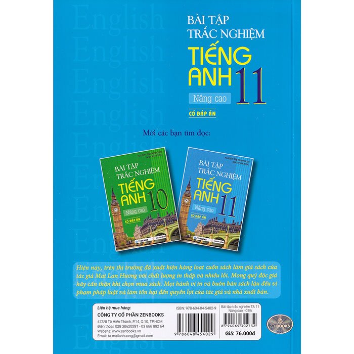 bài tập trắc nghiệm tiếng anh - lớp 11 nâng cao (có đáp án) - 2020 - Ảnh 4