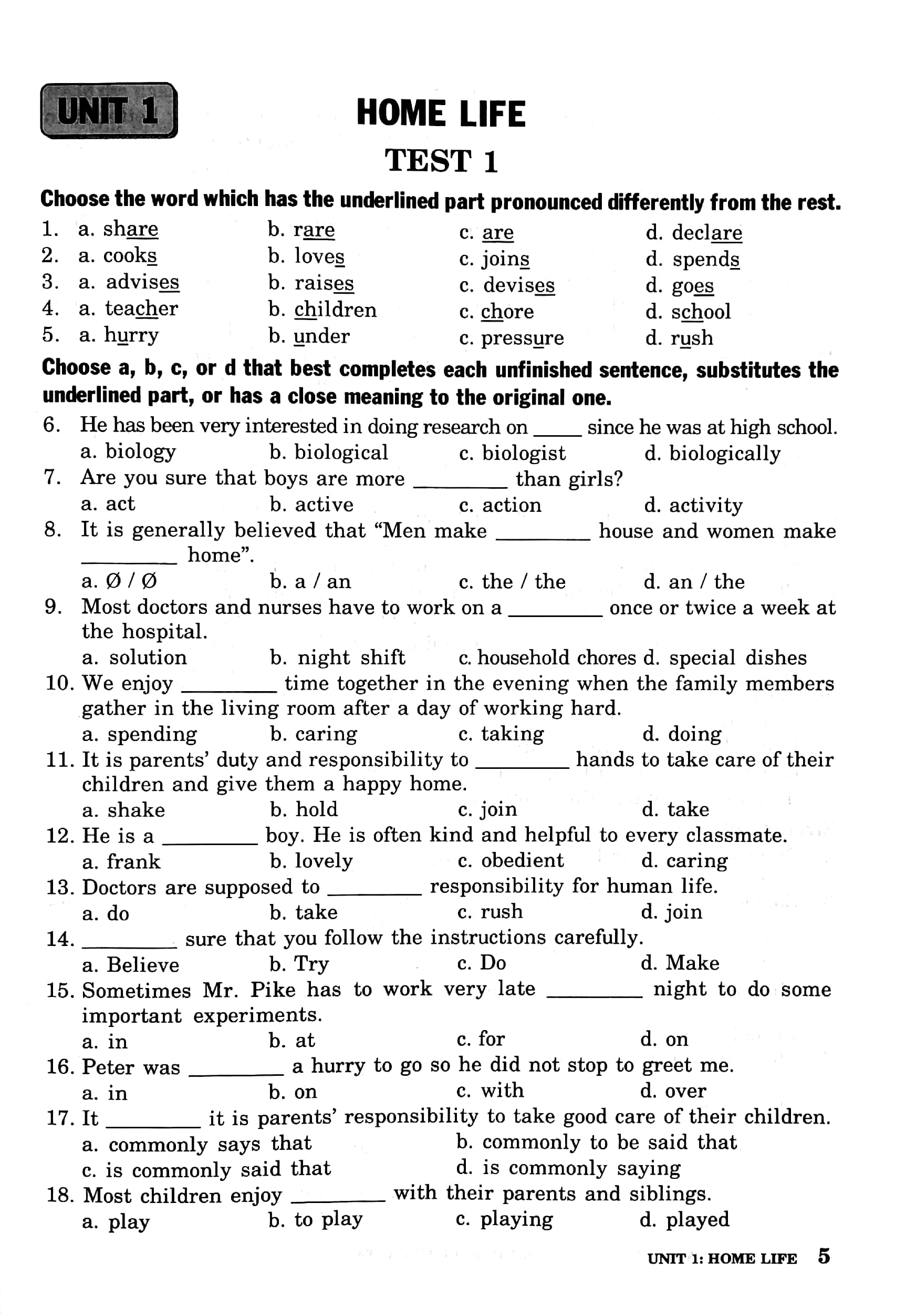 bài tập trắc nghiệm tiếng anh lớp 12 (có đáp án) - Ảnh 6