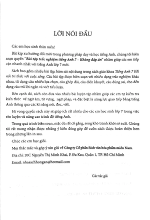 bài tập trắc nghiệm tiếng anh lớp 7 (không đáp án) - Ảnh 3