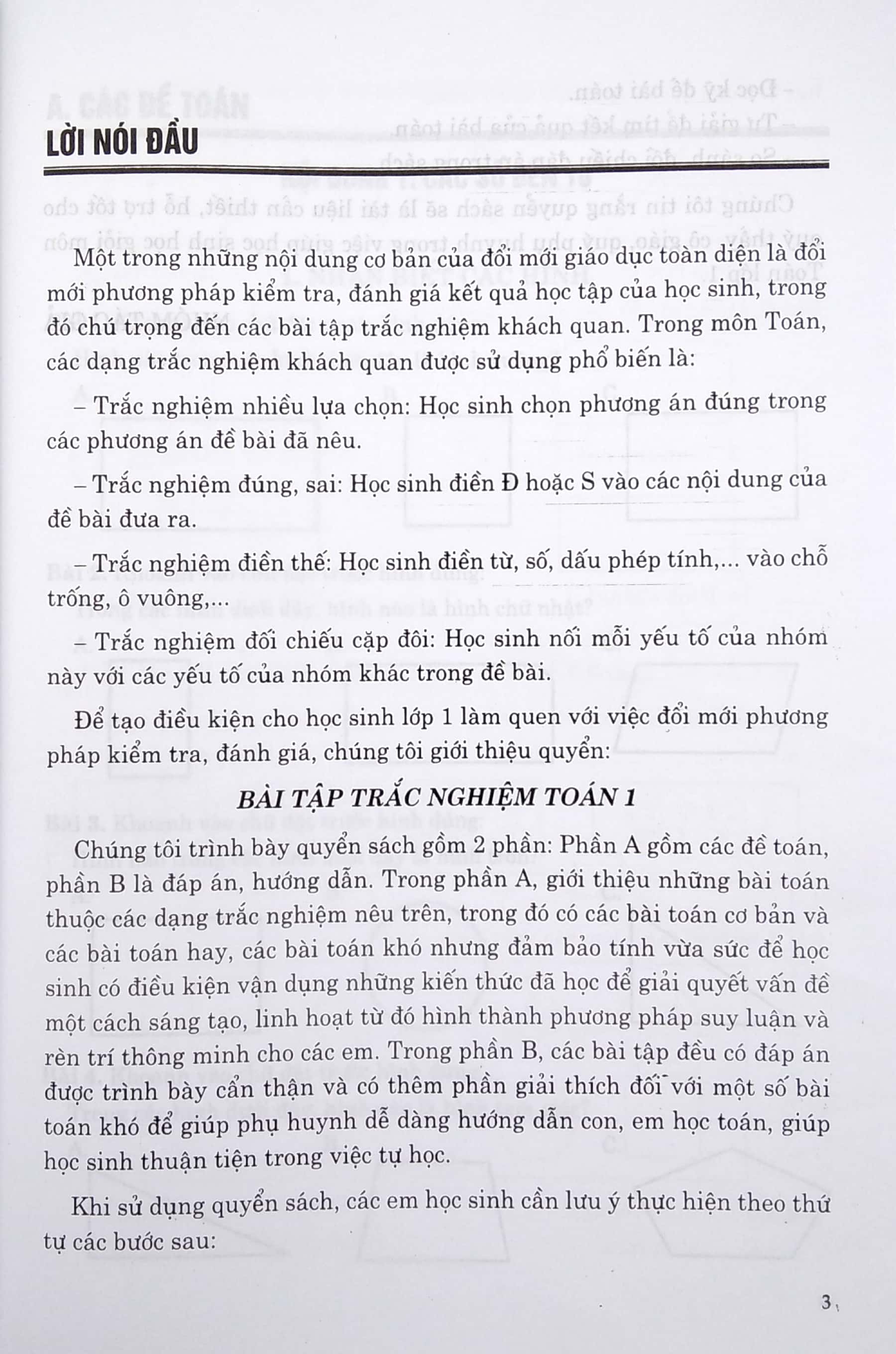 bài tập trắc nghiệm toán 1 - Ảnh 4