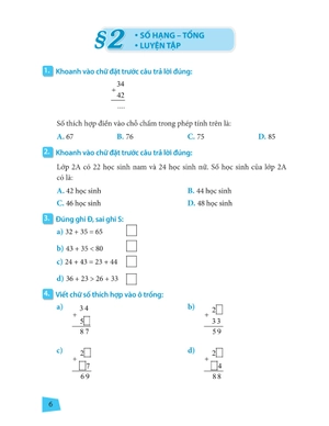 bài tập trắc nghiệm và đề tự kiểm tra toán 2 (2022) - Ảnh 5