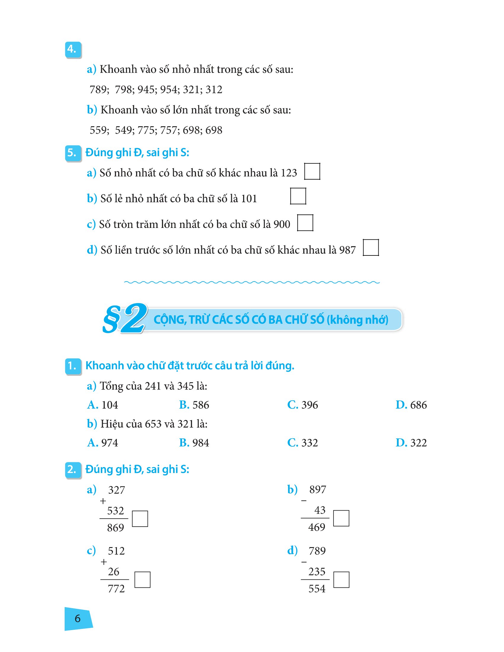 bài tập trắc nghiệm và đề tự kiểm tra toán 3 (2022) - Ảnh 9