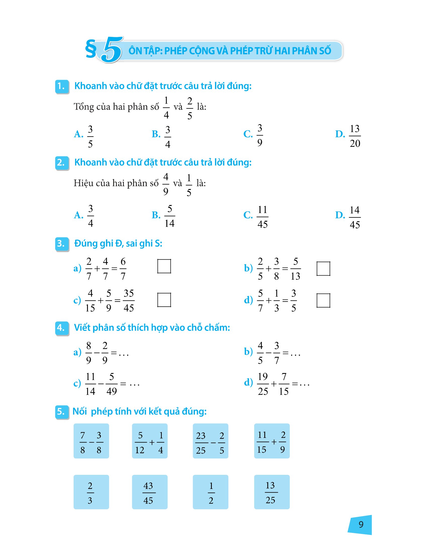 bài tập trắc nghiệm và đề tự kiểm tra toán 5 - Ảnh 10