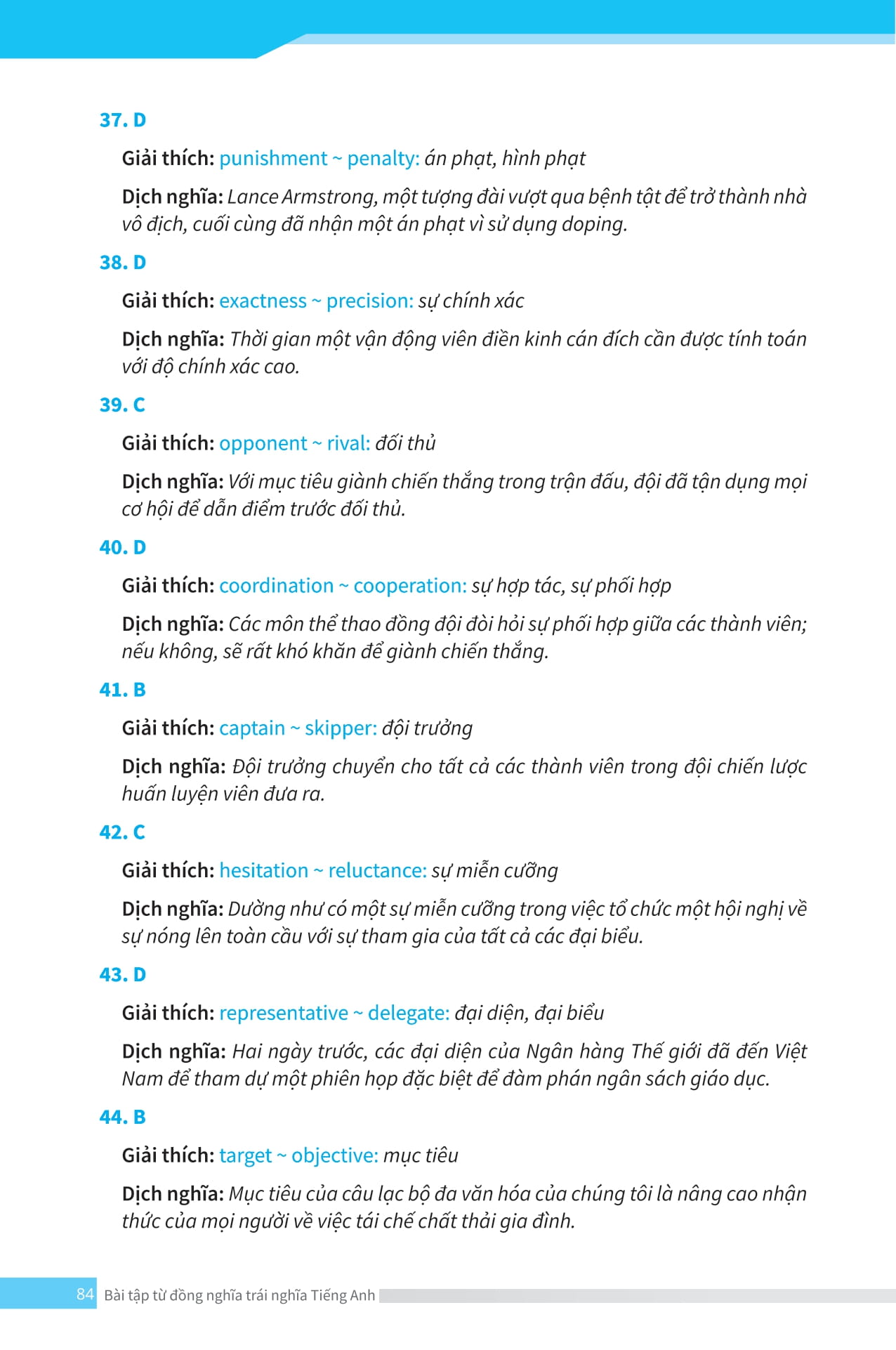 bài tập từ đồng nghĩa, trái nghĩa tiếng anh (ôn thi vào lớp 10 và 10 chuyên) - Ảnh 19