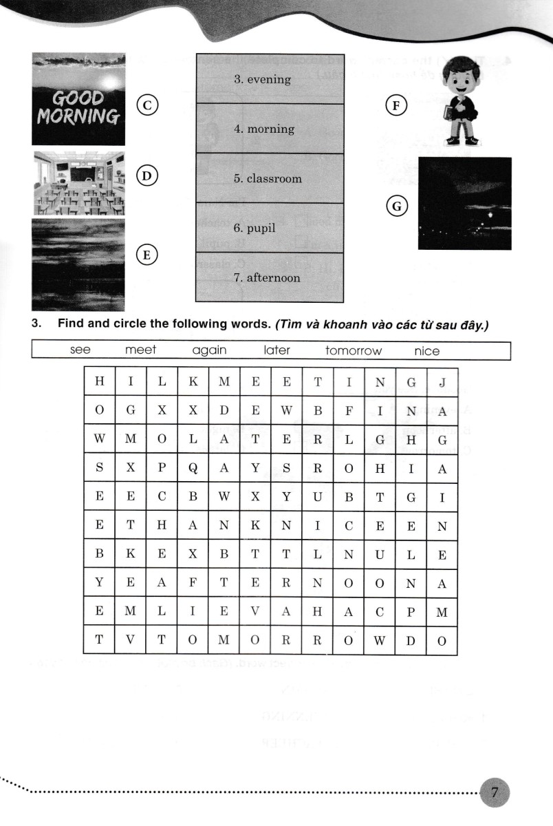 bài tập từ vựng tiếng anh lớp 4 (biên soạn theo chương trình giáo dục phổ thông mới) - Ảnh 7