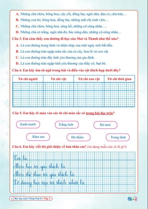 bài tập tuần tiếng việt 2 - tập 1 (biên soạn theo chương trình sgk cánh diều) - Ảnh 5