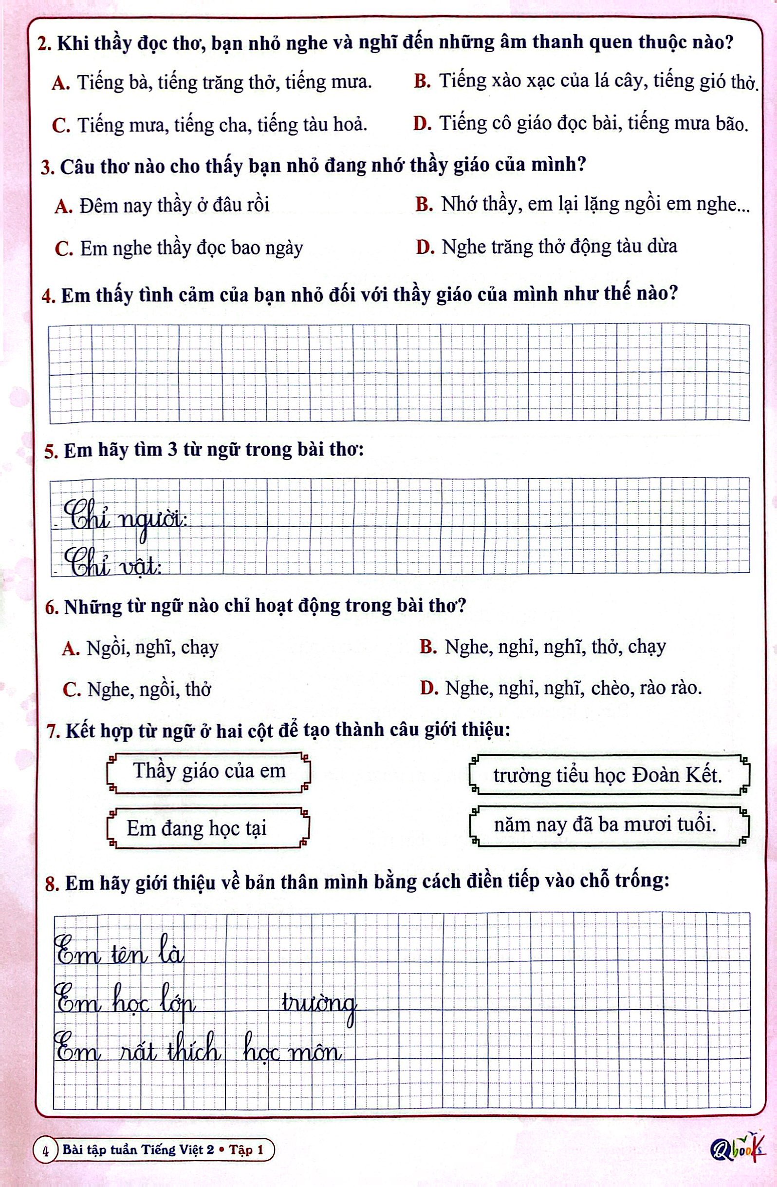 bài tập tuần tiếng việt 2 - tập 1 (kết nối - 2022) - Ảnh 6