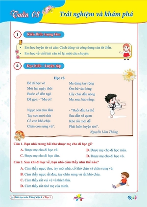 bài tập tuần tiếng việt 4 - tập 1 (kết nối tri thức với cuộc sống) - Ảnh 4