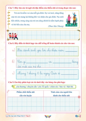 bài tập tuần tiếng việt 5 - tập 2 (cánh diều) - Ảnh 6