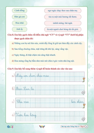 bài tập tuần tiếng việt lớp 4 - tập 2 (cánh diều) - Ảnh 6