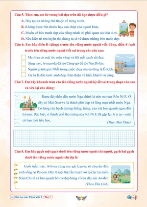 bài tập tuần tiếng việt lớp 5 - tập 1 (cánh diều) - Ảnh 9