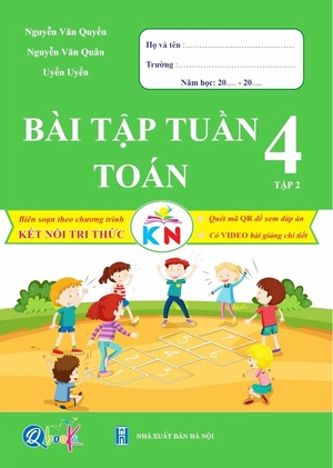bài tập tuần toán 4 - tập 2 (kết nối) - Ảnh 2