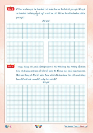 bài tập tuần toán 5 - tập 1 (cánh diều) - Ảnh 6